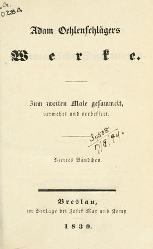 Cover for Werke