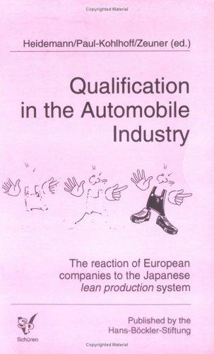 Cover for Qualification in the automobile industry