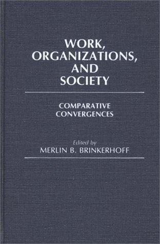 Cover for Work, organizations, and society