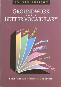 Cover for Groundwork for a Better Vocabulary