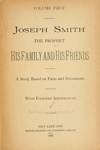 Cover for Joseph Smith