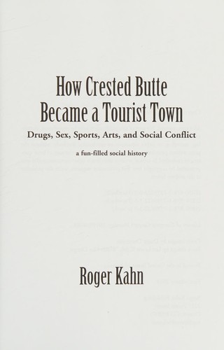 Cover for How Crested Butte Became a Tourist Town