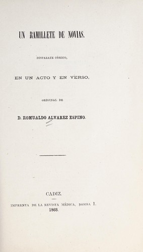 Cover for Un ramillete de novias