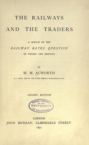 Cover for The railways and the traders