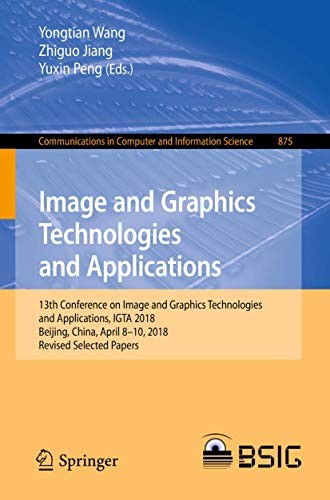 Cover for Image and Graphics Technologies and Applications