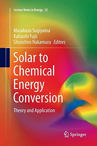 Cover for Solar to Chemical Energy Conversion