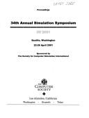Cover for Proceedings 34th Annual Simulation Symposium