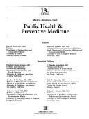 Cover for Public health and preventive medicine.