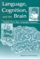 Cover for Language, cognition, and the brain