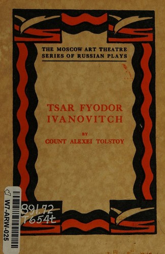 Cover for Tsar Fyodor Ivanovitch