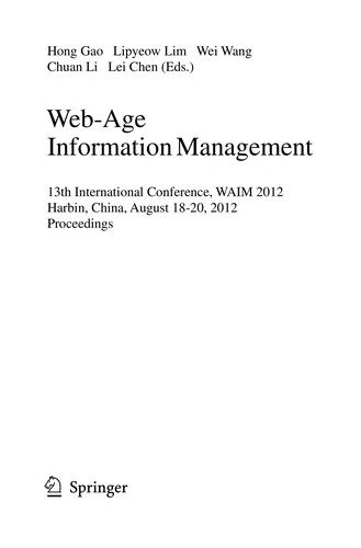 Cover for Web-Age Information Management