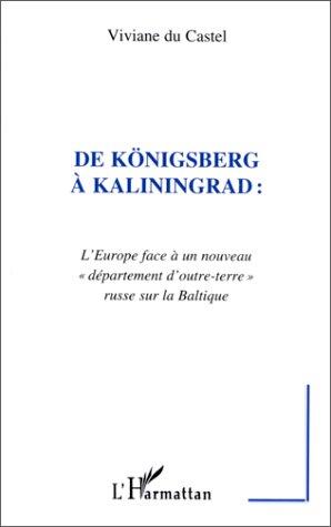 Cover for De Köningsberg à Kaliningrad