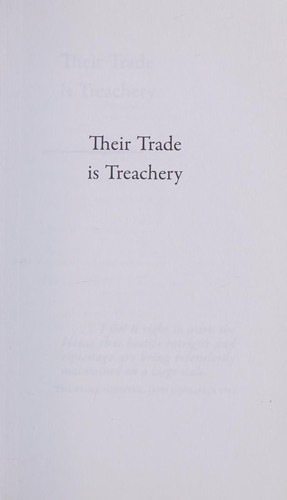 Cover for Their trade is treachery