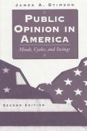 Cover for Public opinion in America