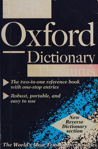 Cover for The little Oxford dictionary and thesaurus