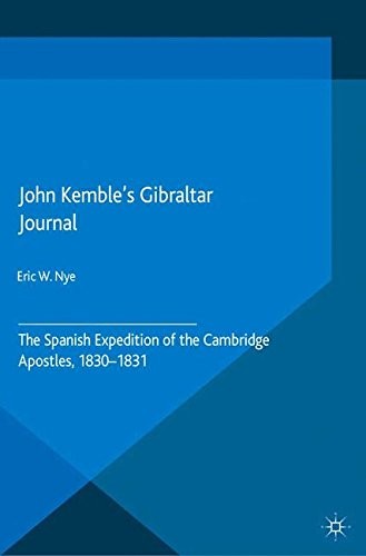 Cover for John Kemble’s Gibraltar Journal