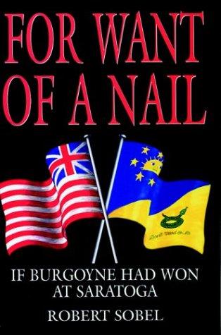 Cover for For Want of a Nail