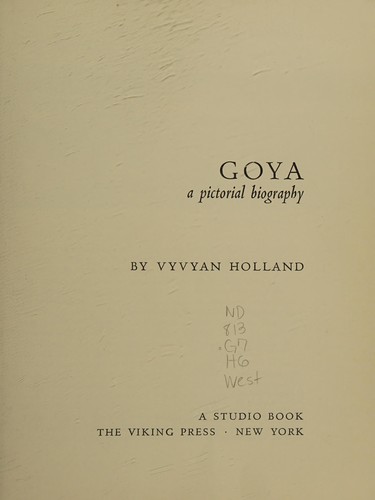 Cover for Goya