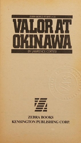 Cover for Valor at Okinawa