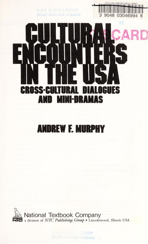 Cover for Cultural encounters in the USA