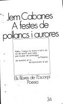 Cover for A festes de pollancs i aurores