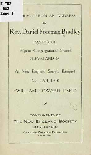 Cover for Extract from an address