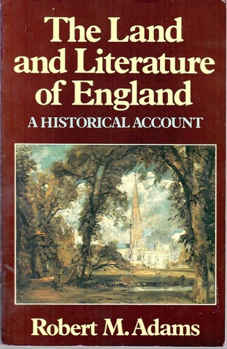 Cover for The land and literature of England