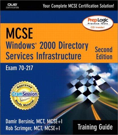 Cover for MCSE Windows 2000 directory services infrastructure