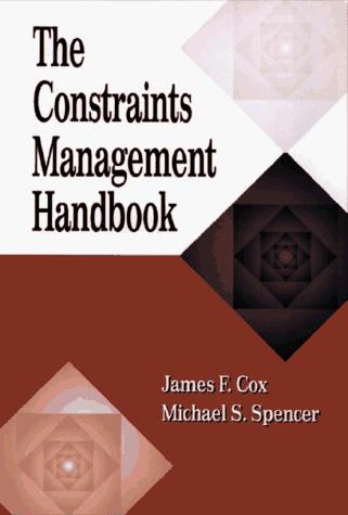 Cover for The constraints management handbook