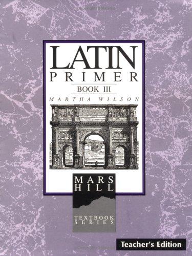 Cover for Latin Primer III