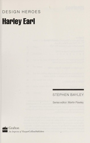 Cover for Harley Earl