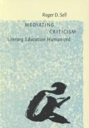 Cover for Mediating Criticism