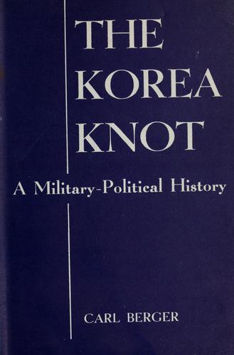 Cover for The Korea knot