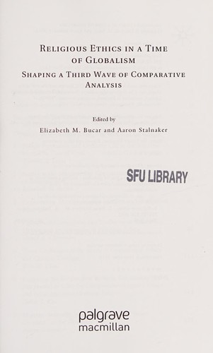 Cover for Religious ethics in a time of globalism