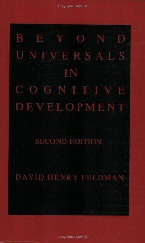 Cover for Beyond universals in cognitive development