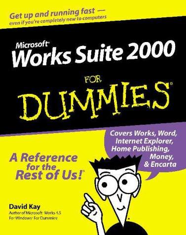 Cover for Microsoft Works Suite 2000 for Dummies