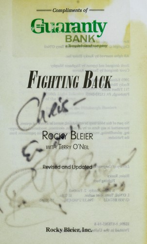 Cover for Fighting back