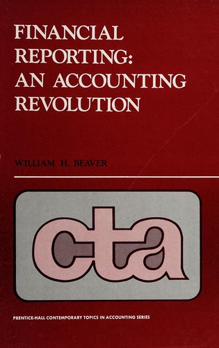 Cover for Financial reporting