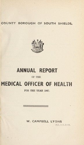 Cover for [Report 1947]