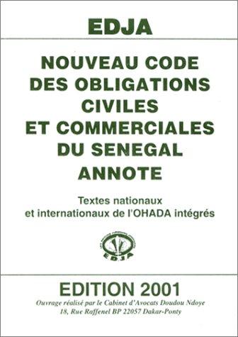 Cover for Code des obligations civiles et commerciales