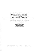 Cover for Urban planning for arid zones
