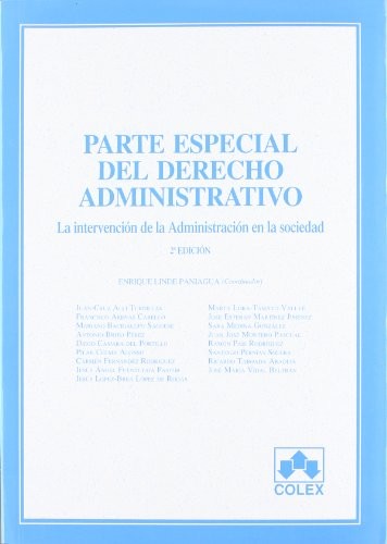 Cover for Parte especial del derecho administrativo