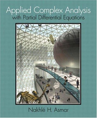 Cover for Applied Complex Analysis with Partial Differential Equations