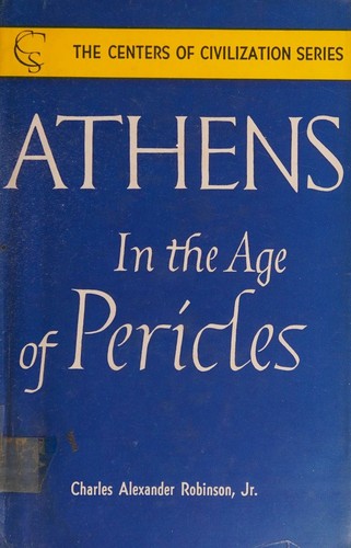 Cover for Athens in the Age of Pericles