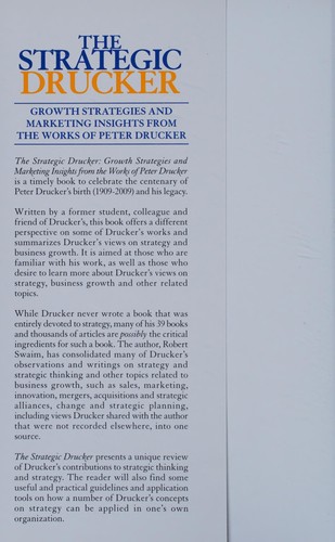 Cover for The strategic Drucker