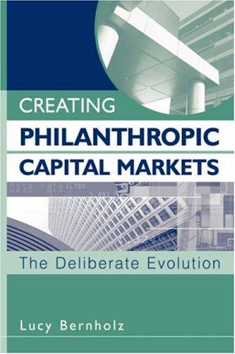 Cover for Creating Philanthropic Capital Markets