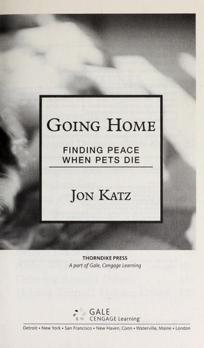 Cover for Going home