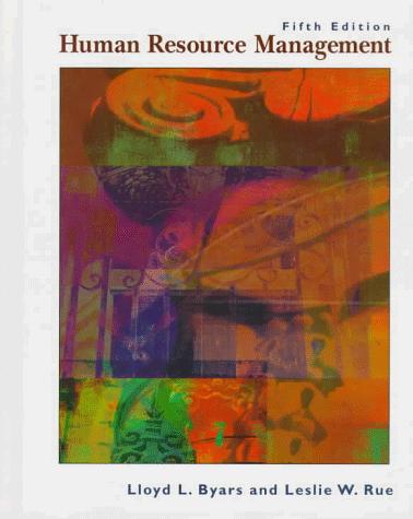 Cover for Human resource management