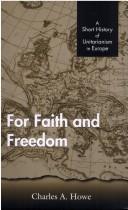 Cover for For faith and freedom