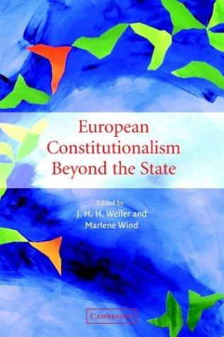 Cover for European constitutionalism beyond the state